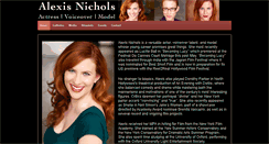 Desktop Screenshot of alexisnichols.com